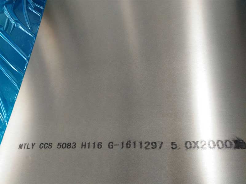 Marine 5083 aluminum sheet