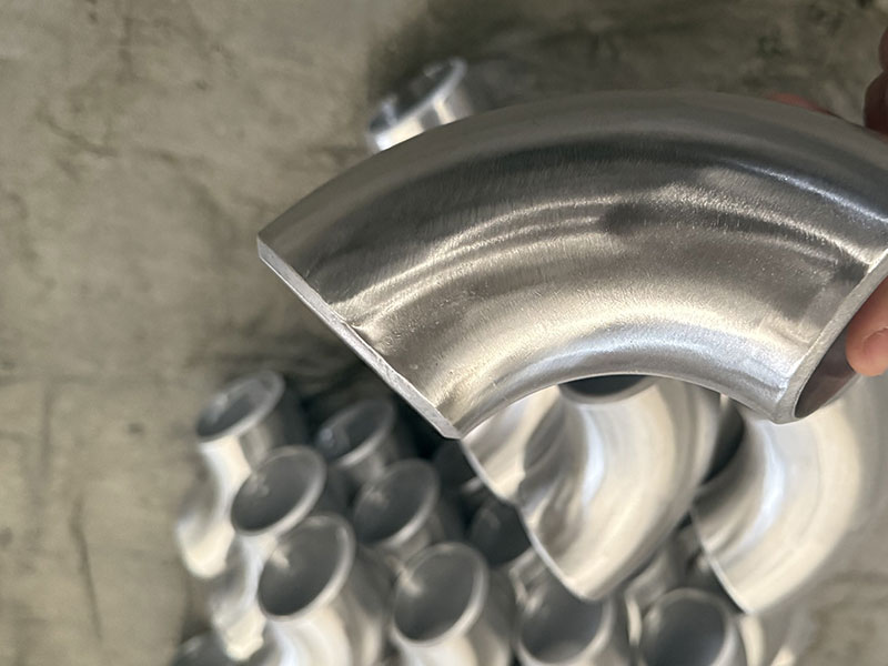 Aluminum Elbow for High Pressure Saltwater Pipelines on Ships